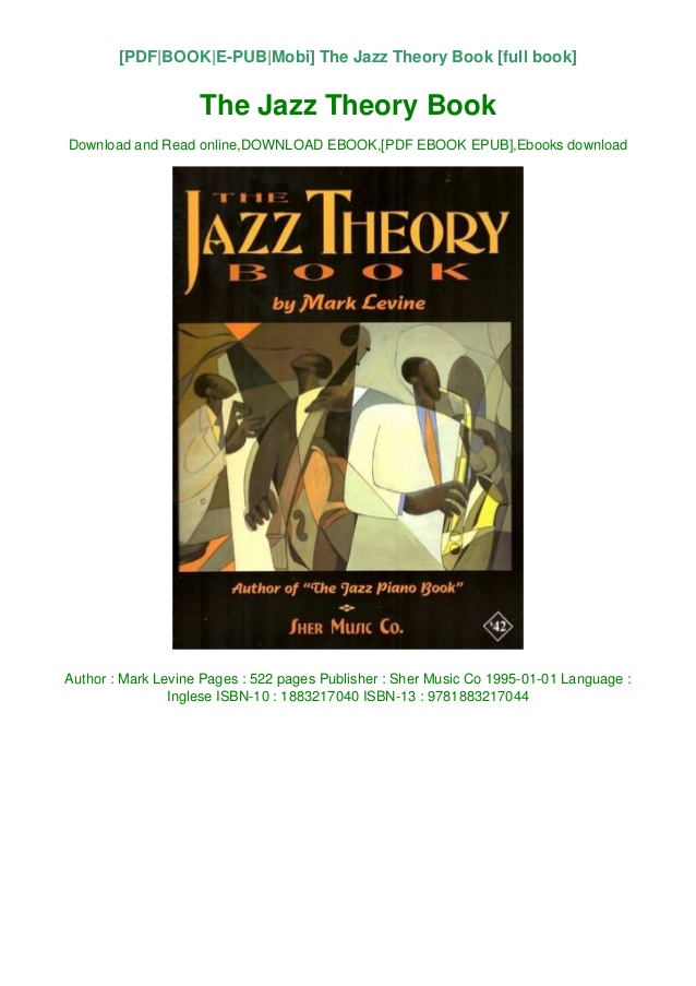The Jazz Theory Book Pdf